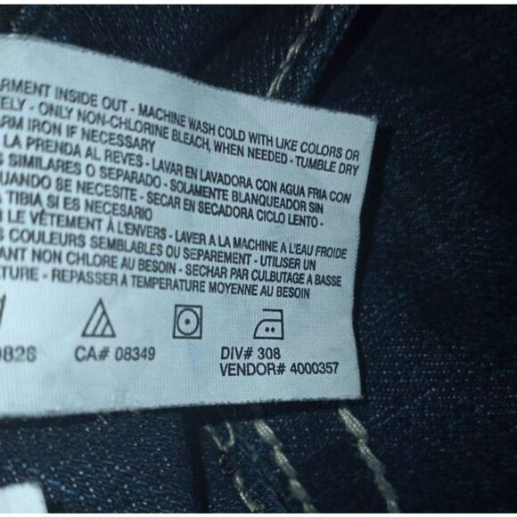 NINE WEST JEANS CUFFED REGULAR SZ.10 EUC - Picture 10 of 10